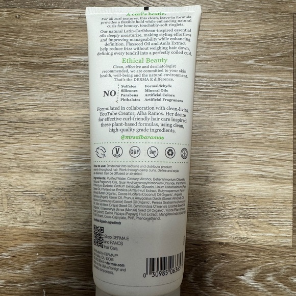 DERMA E Ramos 2-in-1 Defining Curl Cream + Leave-In - Picture 6 of 6